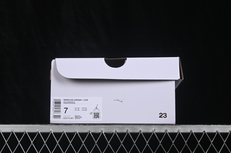 Nike Air Jordan 1 Low Retro Basketball Shoes with Classic White-Pink Colorway - DC0774-607