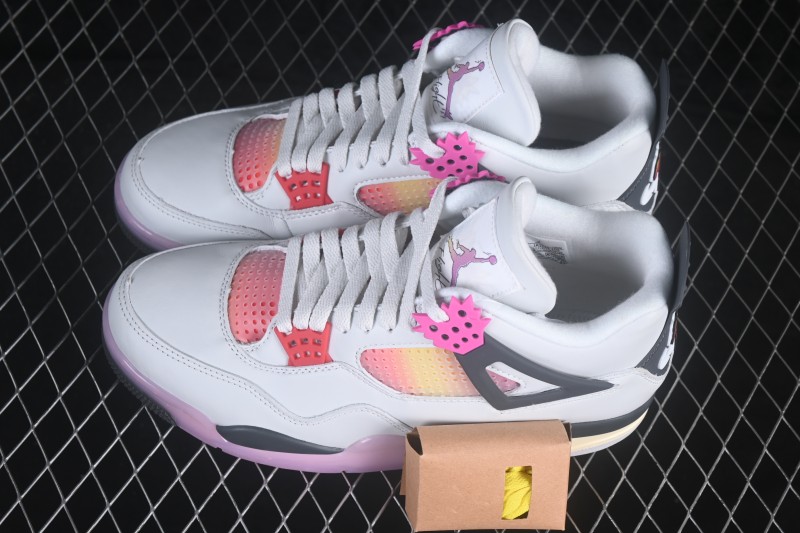 Nike Air Jordan 4 Retro Comic AJ4 Running Shoes with Graphic Design - JA1135-100