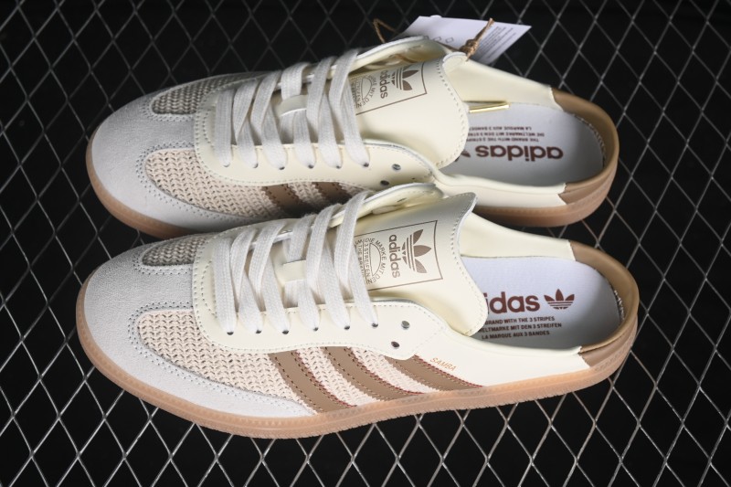Adidas Samba OG Casual Half Slipper with Suede Overlay Design - HP5059