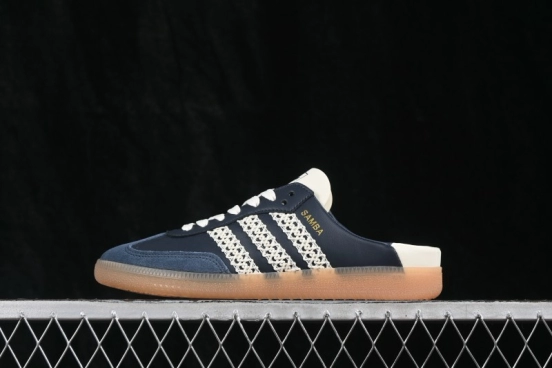 Adidas Samba OG Casual Half-Slip-On Shoes with Classic Retro Design - HP5053