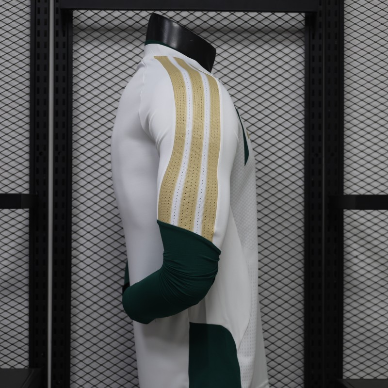 Player Version 2026 Italy Away White Long Sleeve Jersey