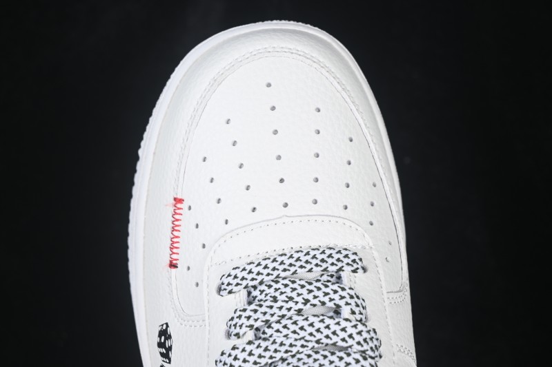 Nike Air Force 1 '07 Low Retro Casual Sneakers with Full-Length Air Cushion - WY0655-122
