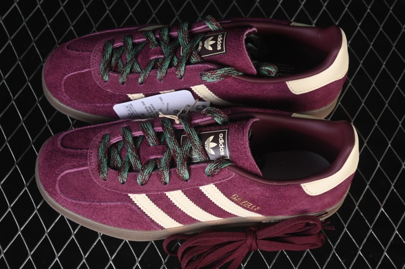 Adidas Originals Gazelle Indoor Retro Casual Anti-Slip Wear-Resistant Low-Top Sneakers - KJ8316