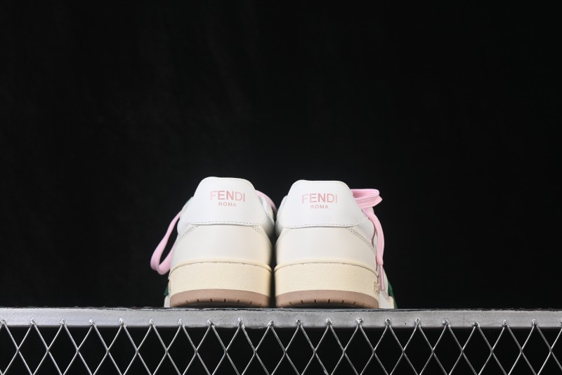 Fendi Match Round Toe Thick Sole Low-Top Casual Sneakers - AHH2F1FHS
