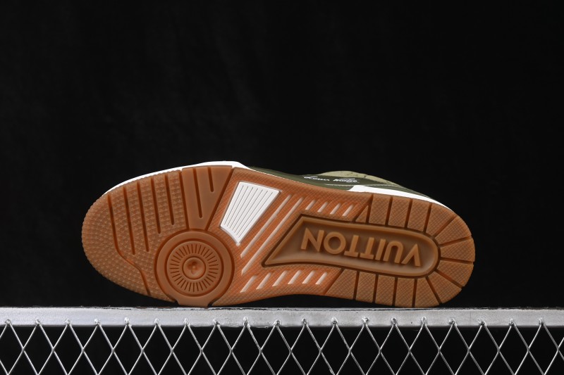 Louis Vuitton LV Trainer Sneaker Olive Green - 1A9JG7