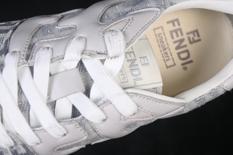 Fendi Match Round Toe Thick Sole Low-Top Casual Sneakers - AHH2F1FHS