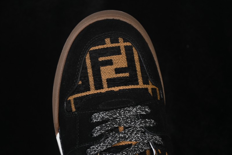 Fendi Match Round Toe Thick Sole Low-Top Casual Sneakers - AHH2F1FHS