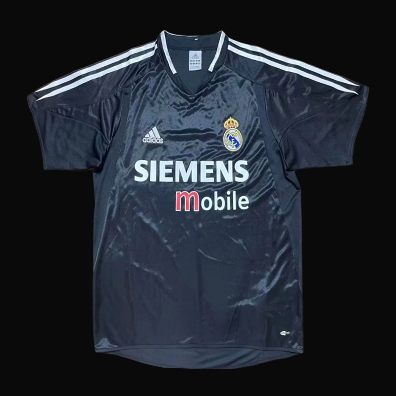 Retro 04/05 Real Madrid Third Black Jersey
