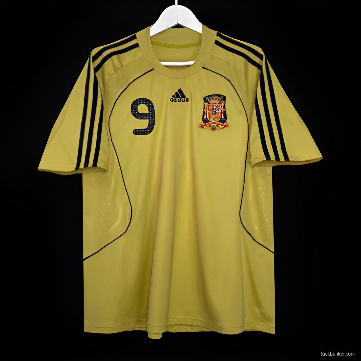 Retro 2008 Spain Away Golden Jersey