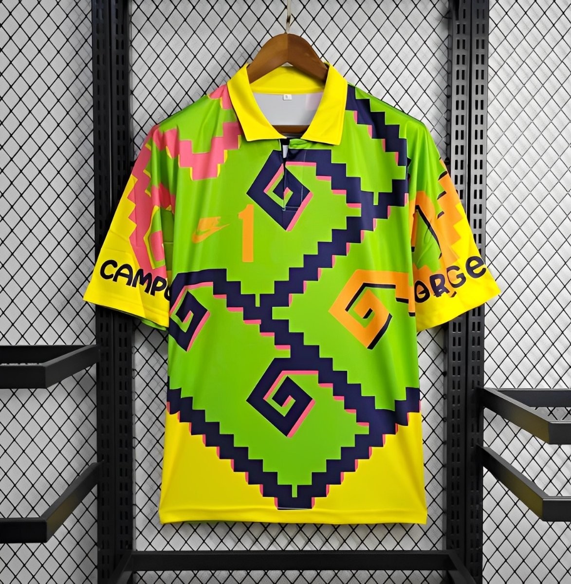 Retro 1995 Mexico Goalkeeper Campos Jersey