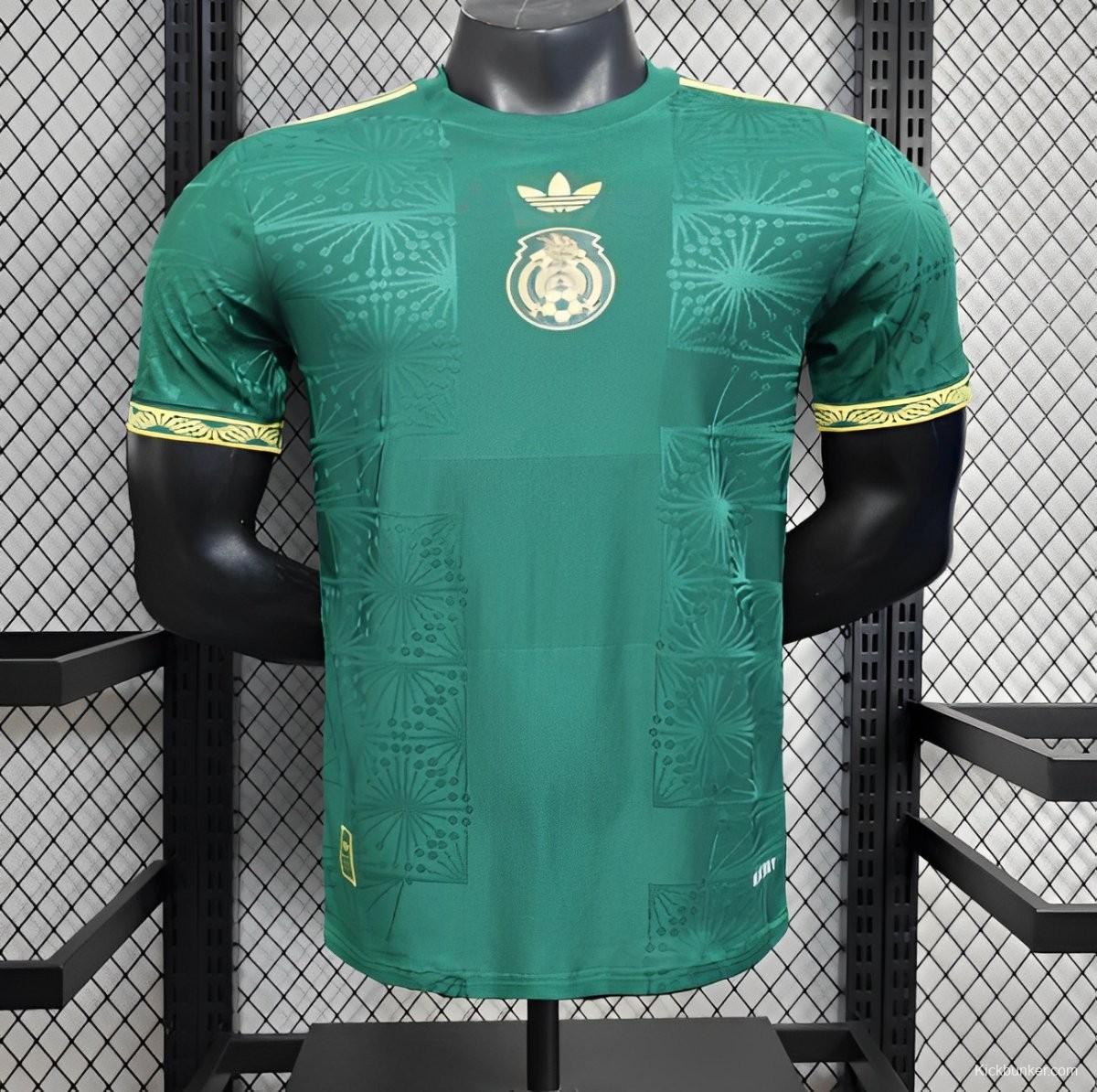 Player Version 2025 Mexico Gold Cup Green Special Jersey