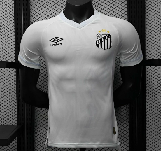 Player Version 25/26 Santos Home Jersey Without Sponsors