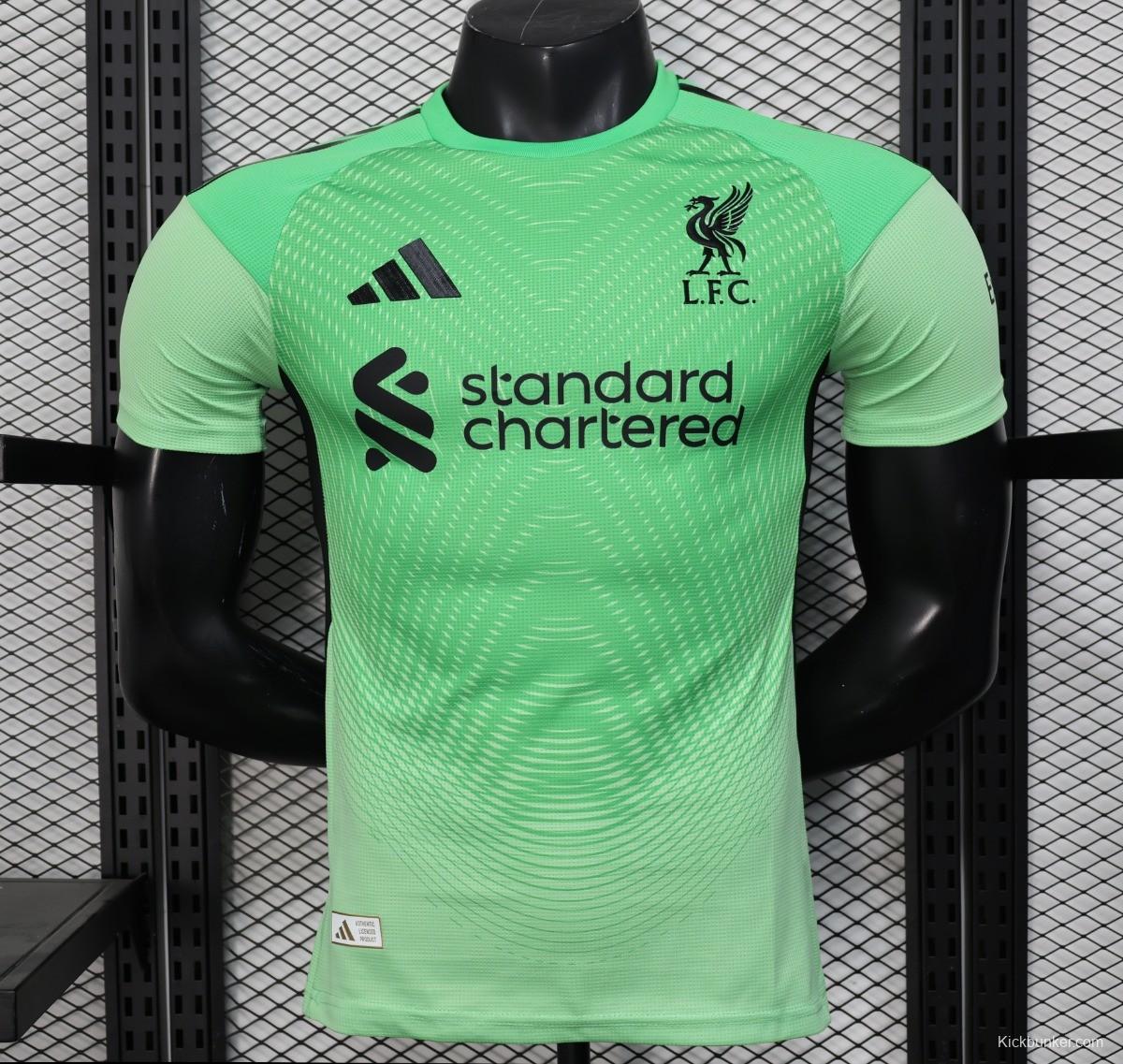Player Version 25/26 Liverpool Green Goalkeeper Jersey