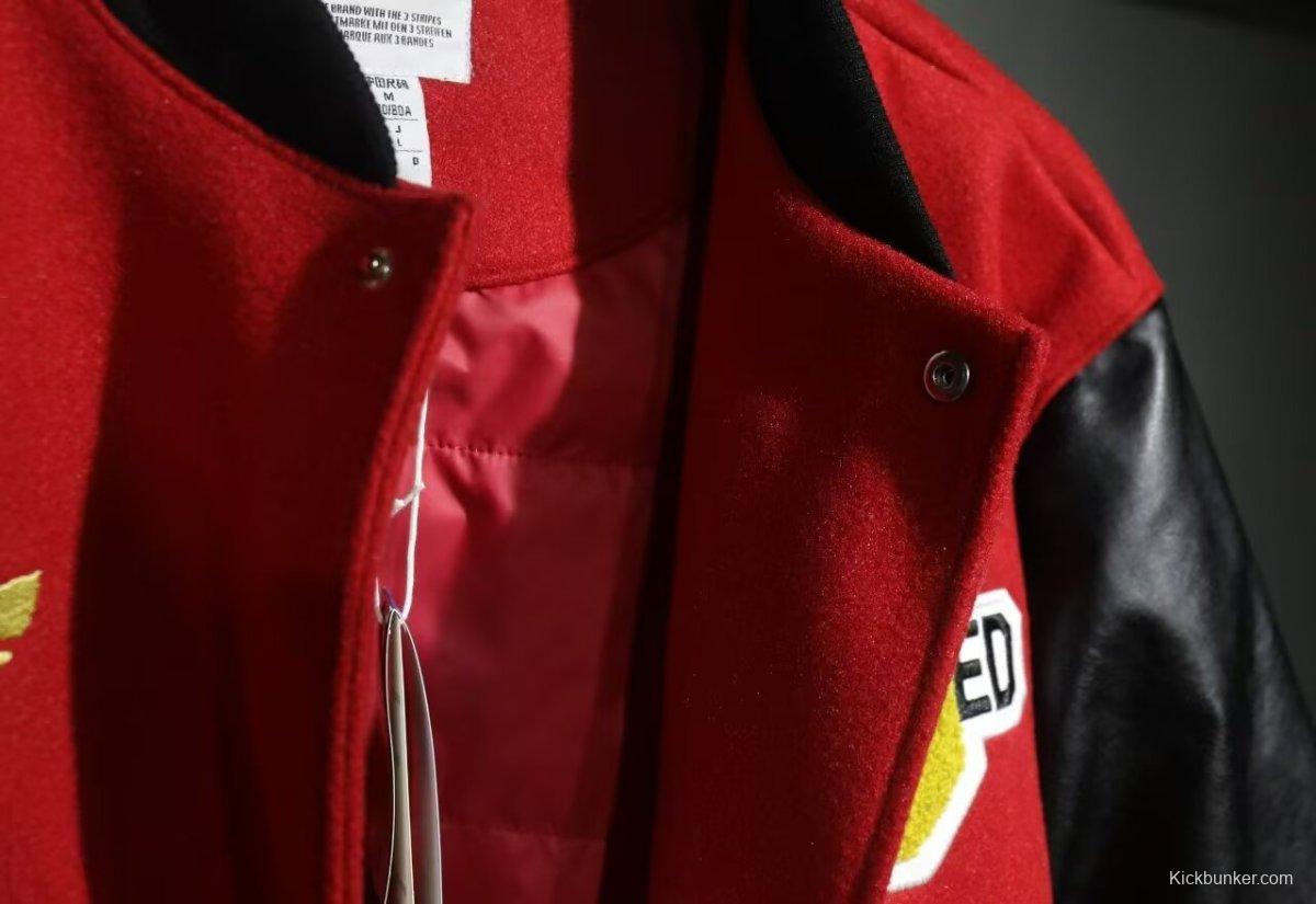 24/25 Manchester United Letterman Red/Black Jacket