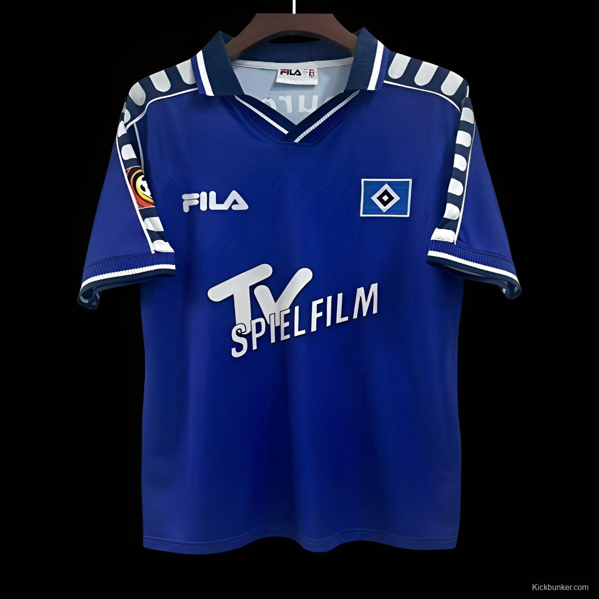 Retro 00/01 Hamburger SV Away Blue Jersey