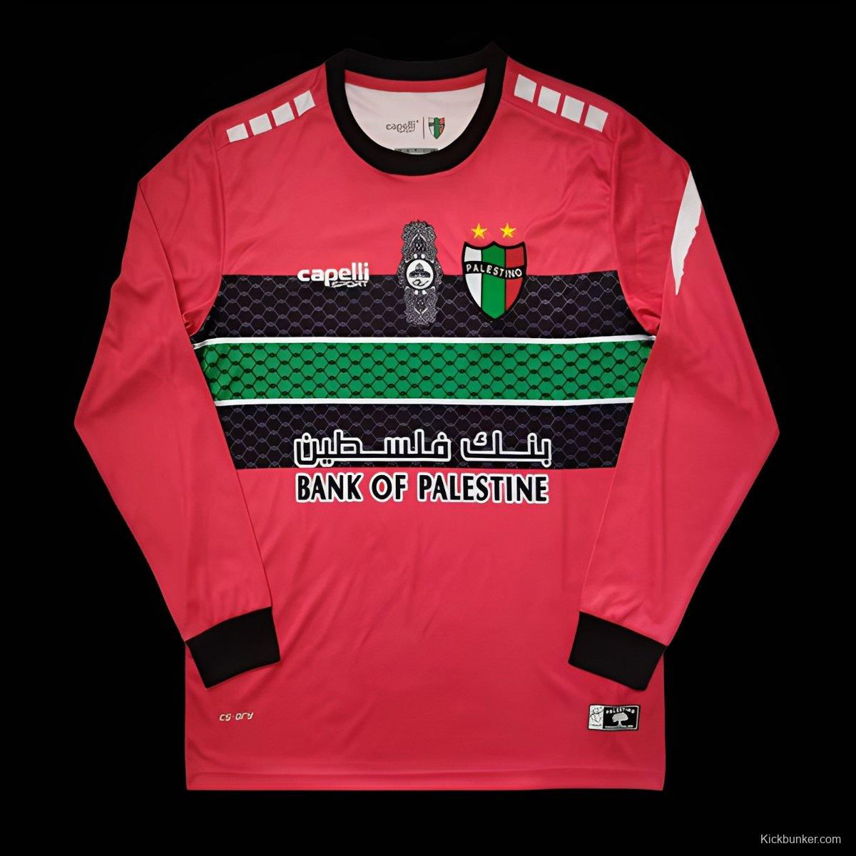 Retro 22/23 Palestino CD Long Sleeve RED Jersey