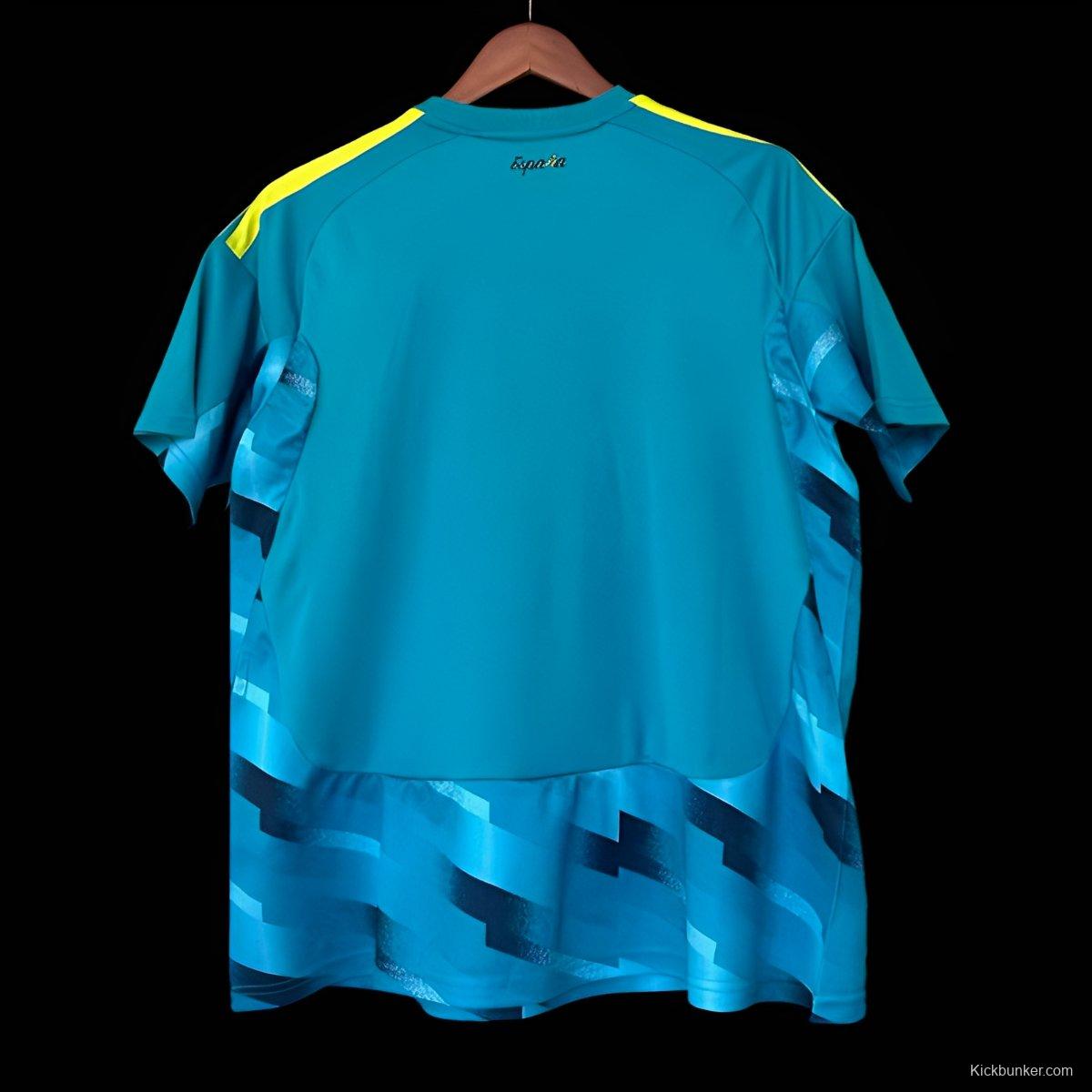2026 Spain Blue Goalkeeper Jersey