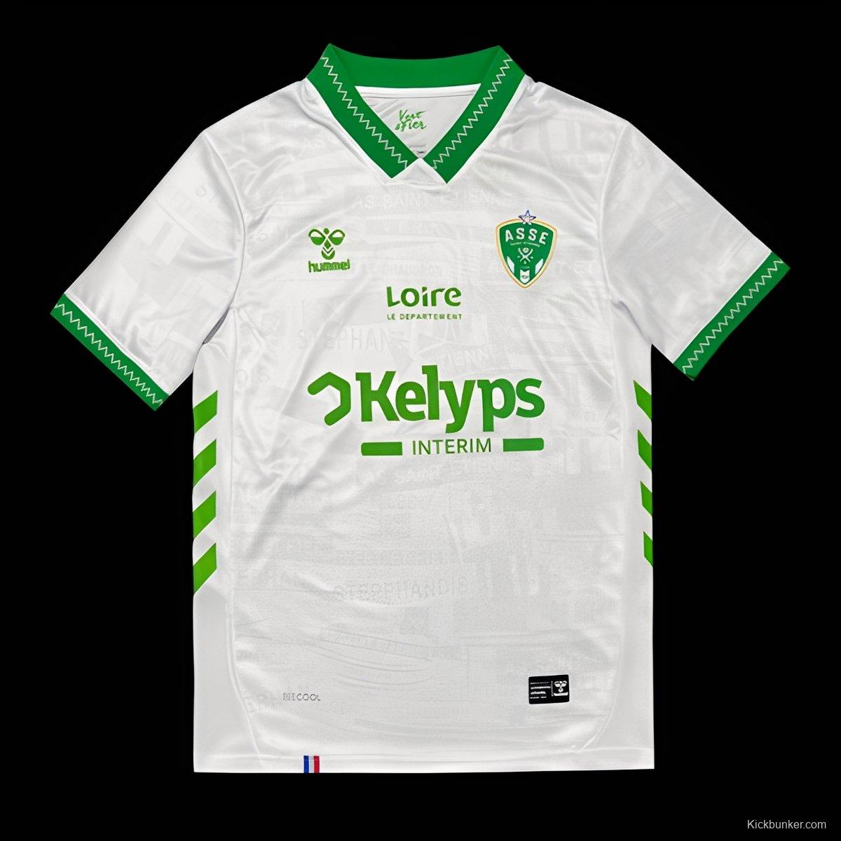 25/26 Saint-Etienne Away White Jersey