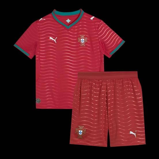 2026 Kids Portugal Home Jersey