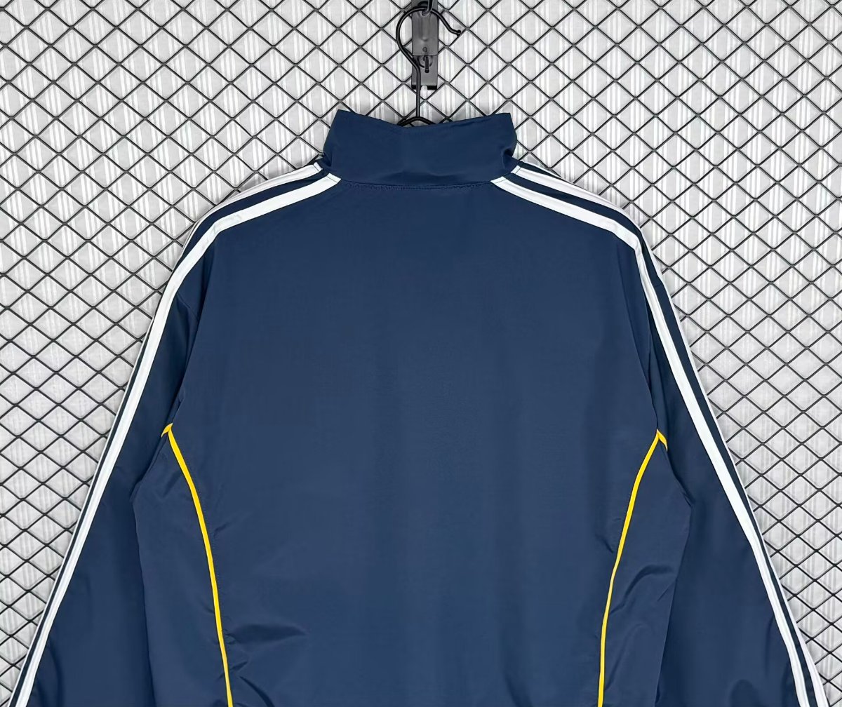 Retro 99/00 Real Madrid Navy Windbreaker