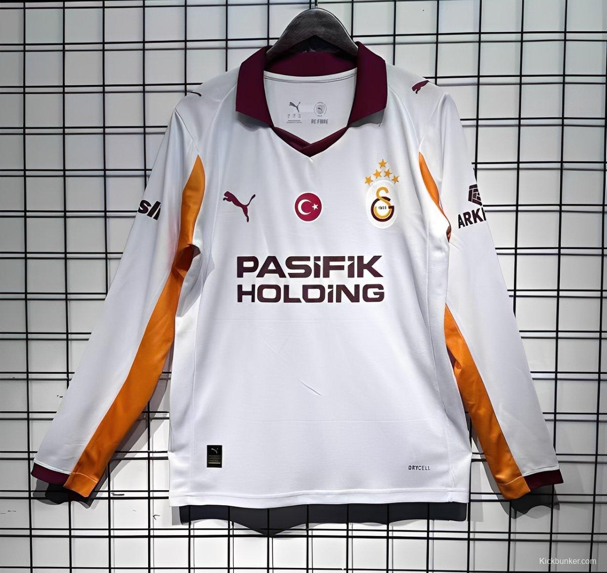 25/26 Galatasaray Away White Long Sleeve Jersey