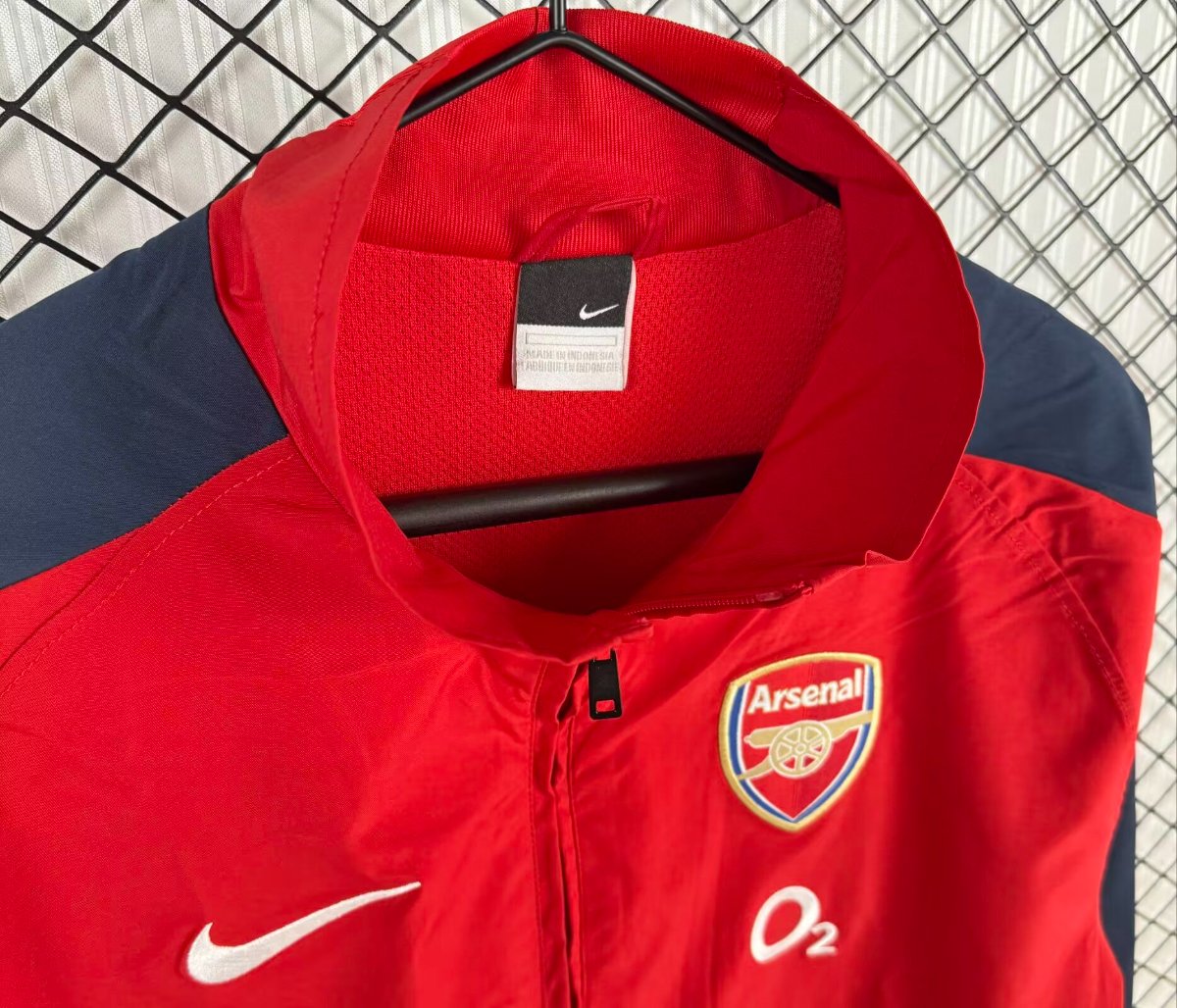 Retro 04/05 Arsenal Home Red Windbreaker