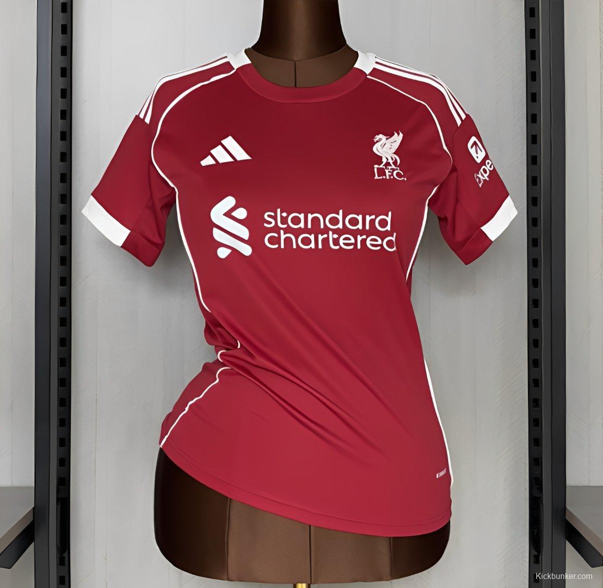25/26 Women Liverpool Home Jersey