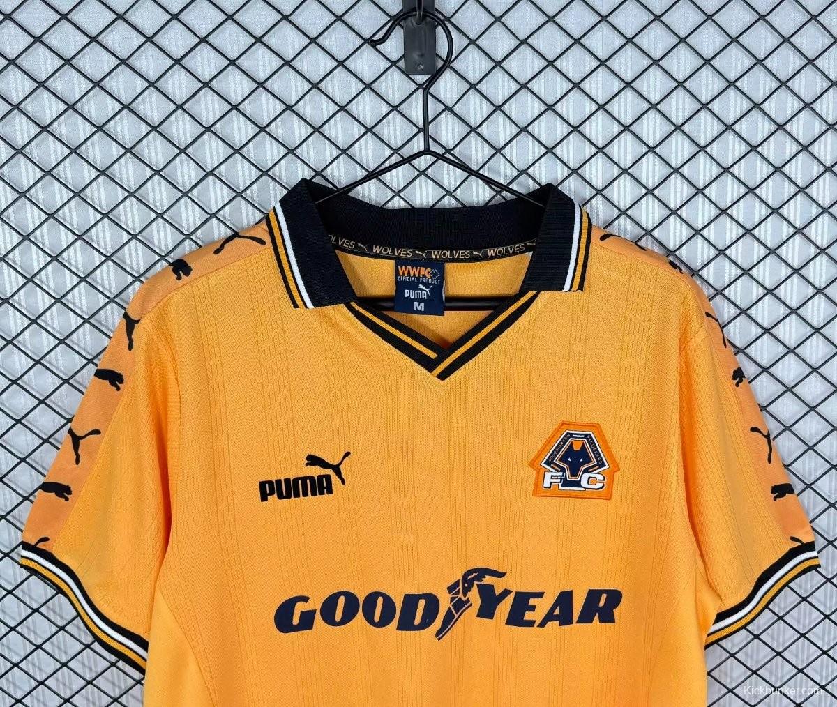 Retro 98/99 Wolverhampton Wanderers Home Jersey