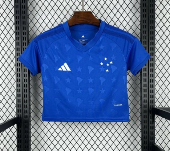 2026/27 Womens Cruzeiro Crop Top Home Jersey