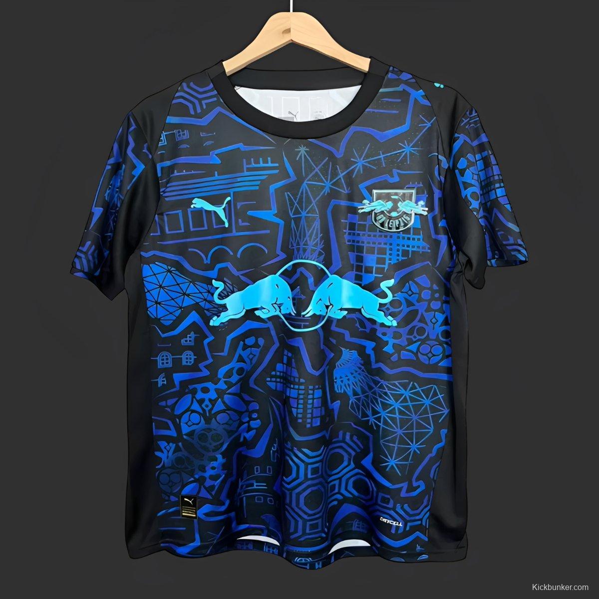 25/26 RB Leipzig Black / Blue / Sky blue Special Jersey