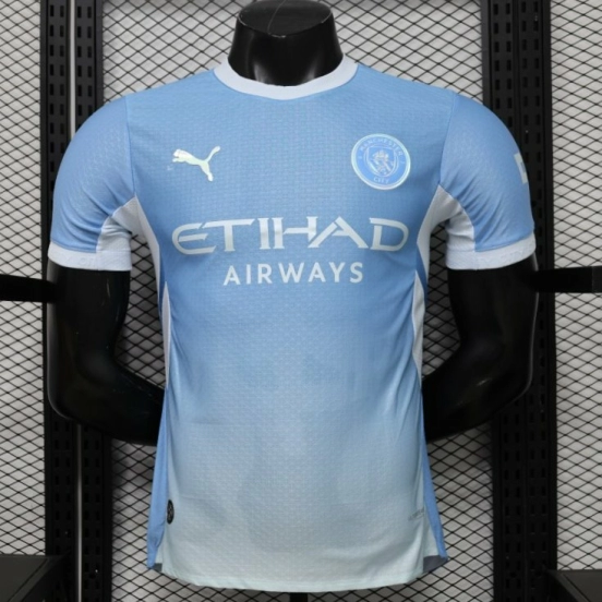 Player Version 26/27 Manchester City Sky Blue with White Side Panel Home Jersey