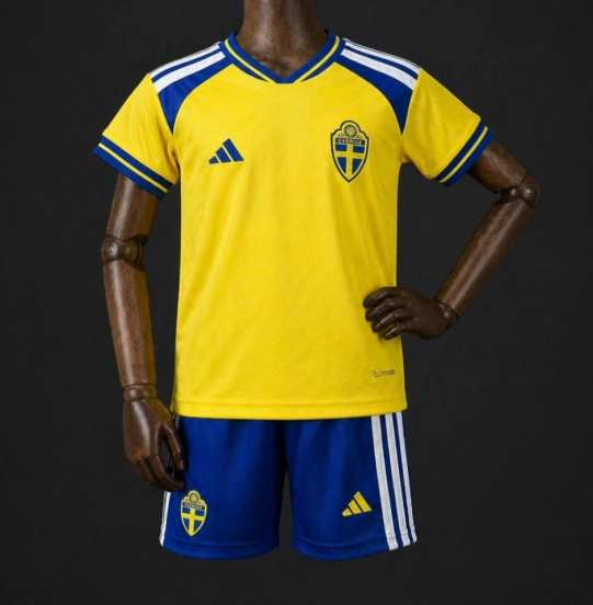 2026 Kids Sweden Home Jersey