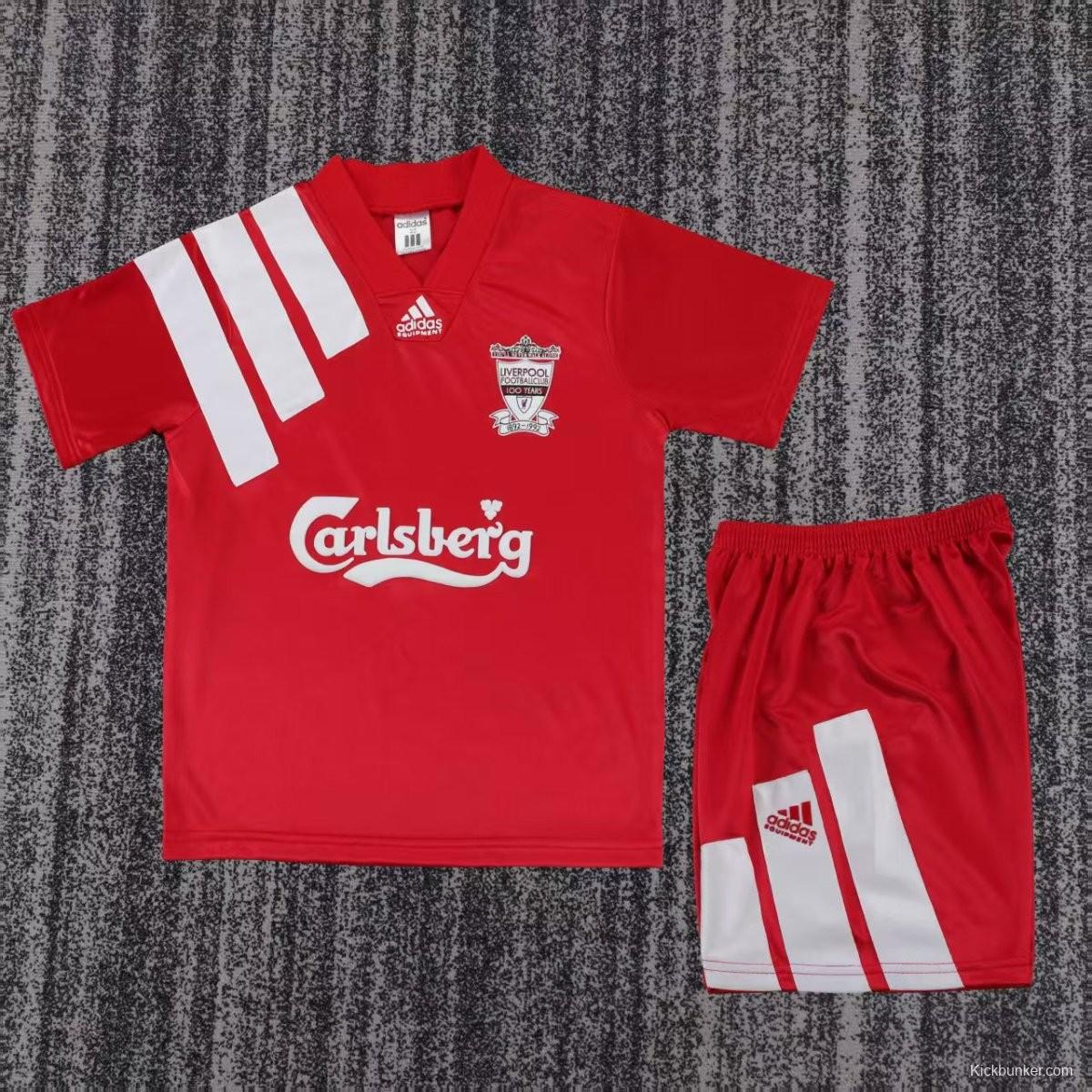 Retro 92/93 Kid Liverpool Home Jersey