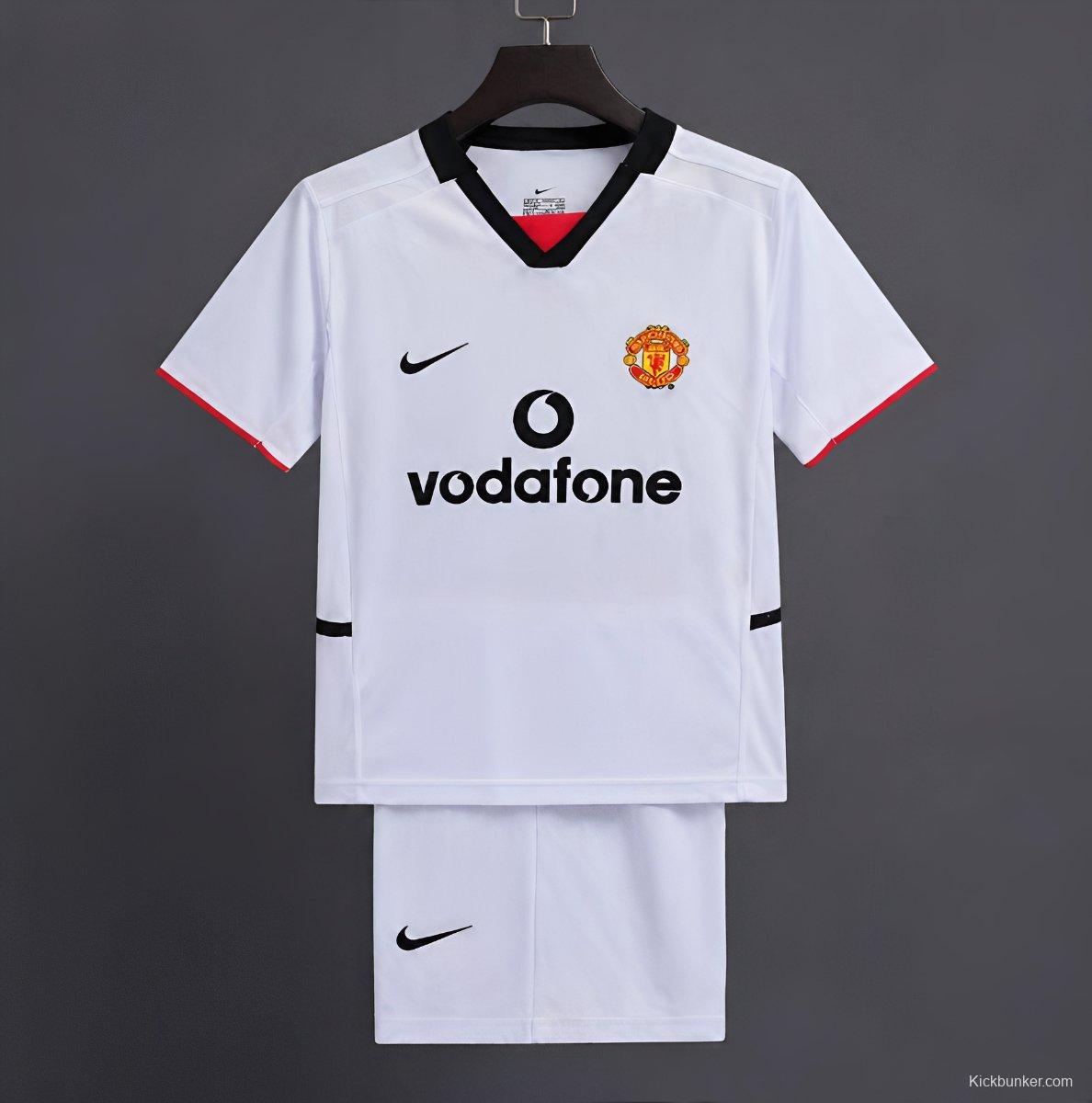 Retro 02/03 Kids Manchester United Away Jersey