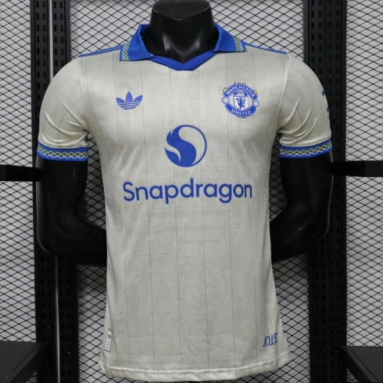 Player Version 26/27 Manchester United Away Cream White Jersey