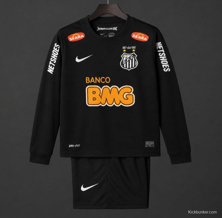 Retro 12/13 Santos FC Black Long Sleeve Jersey