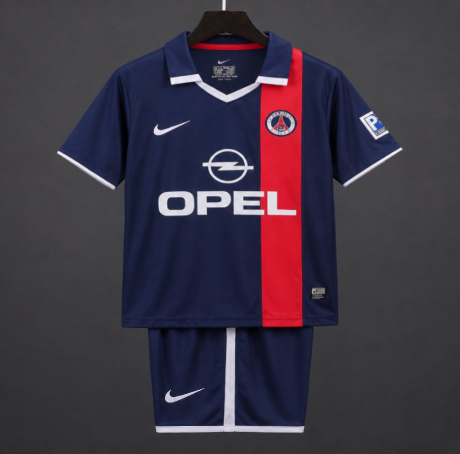 Retro Kids 01/02 PSG/Paris Saint-Germain Home Jersey