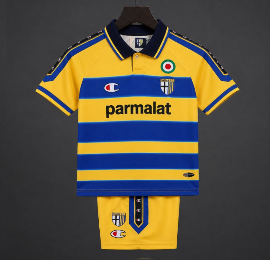 Retro Kids 99/00 Parma Home Jersey