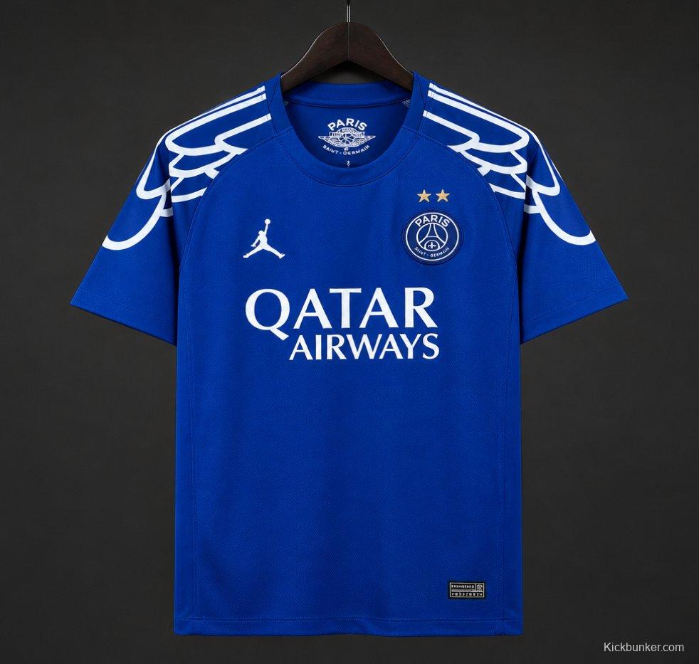 2 Stars 24/25 PSG Forth Blue Jersey