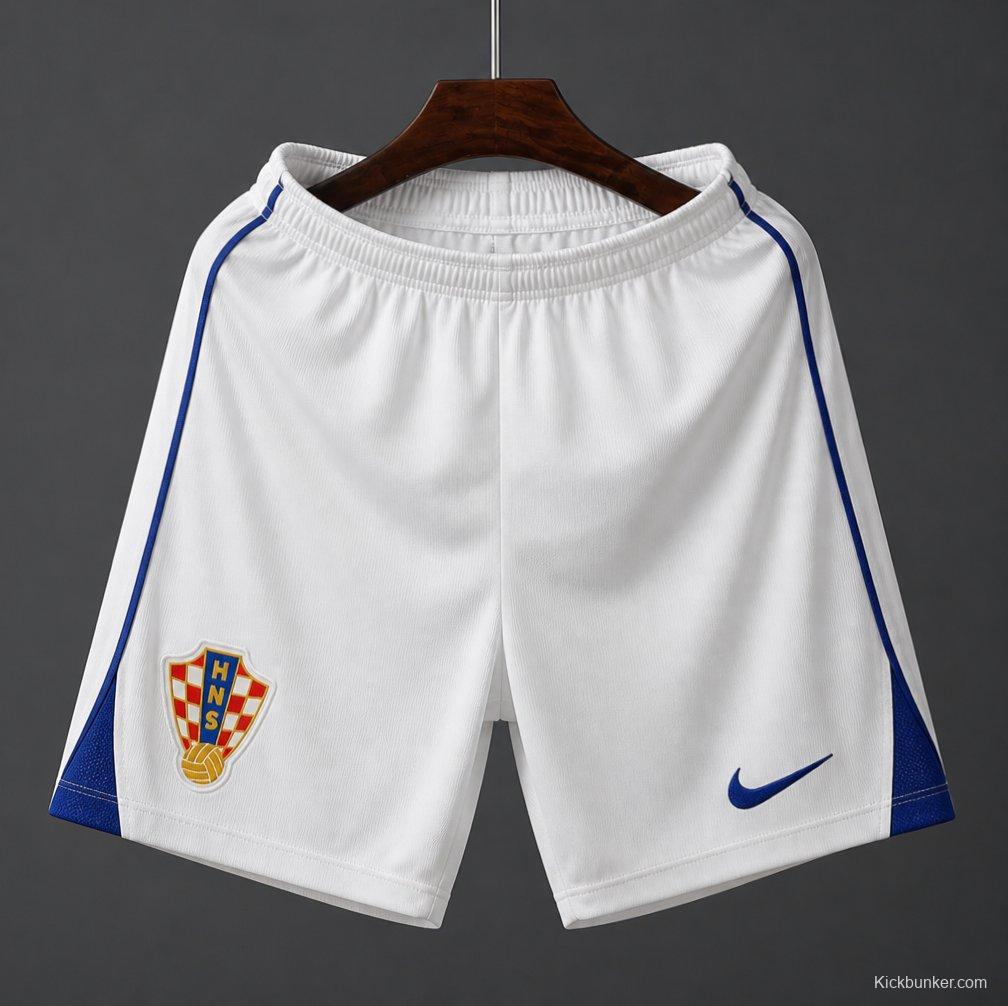 2026 Croatia Home Shorts