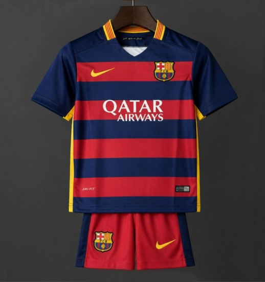 Retro Kids 15/16 FC Barcelona Home Jersey