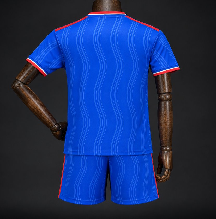 26/27 Kids Manchester United Away Blue Jersey