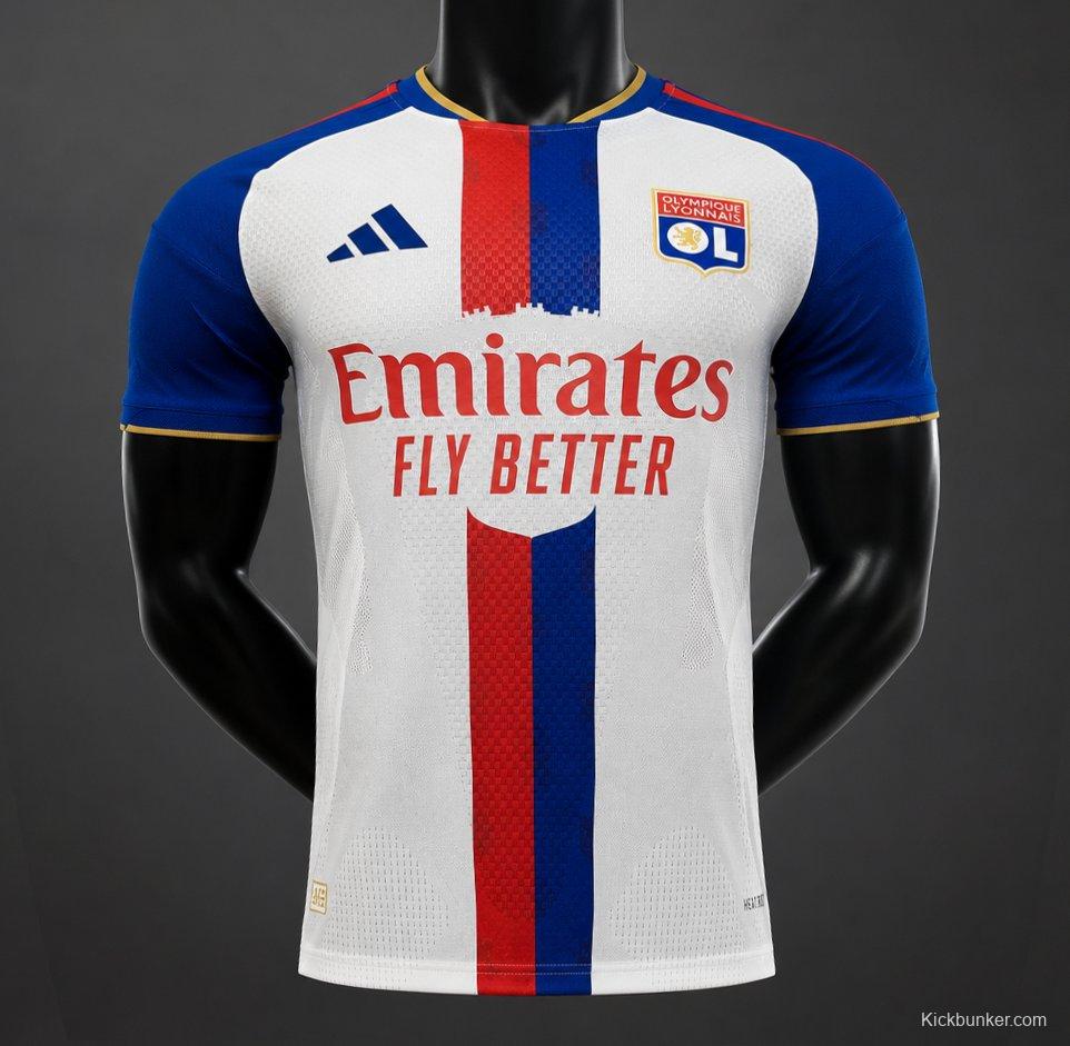 Player Version 26/27 Olympique Lyonnais Home White Jersey