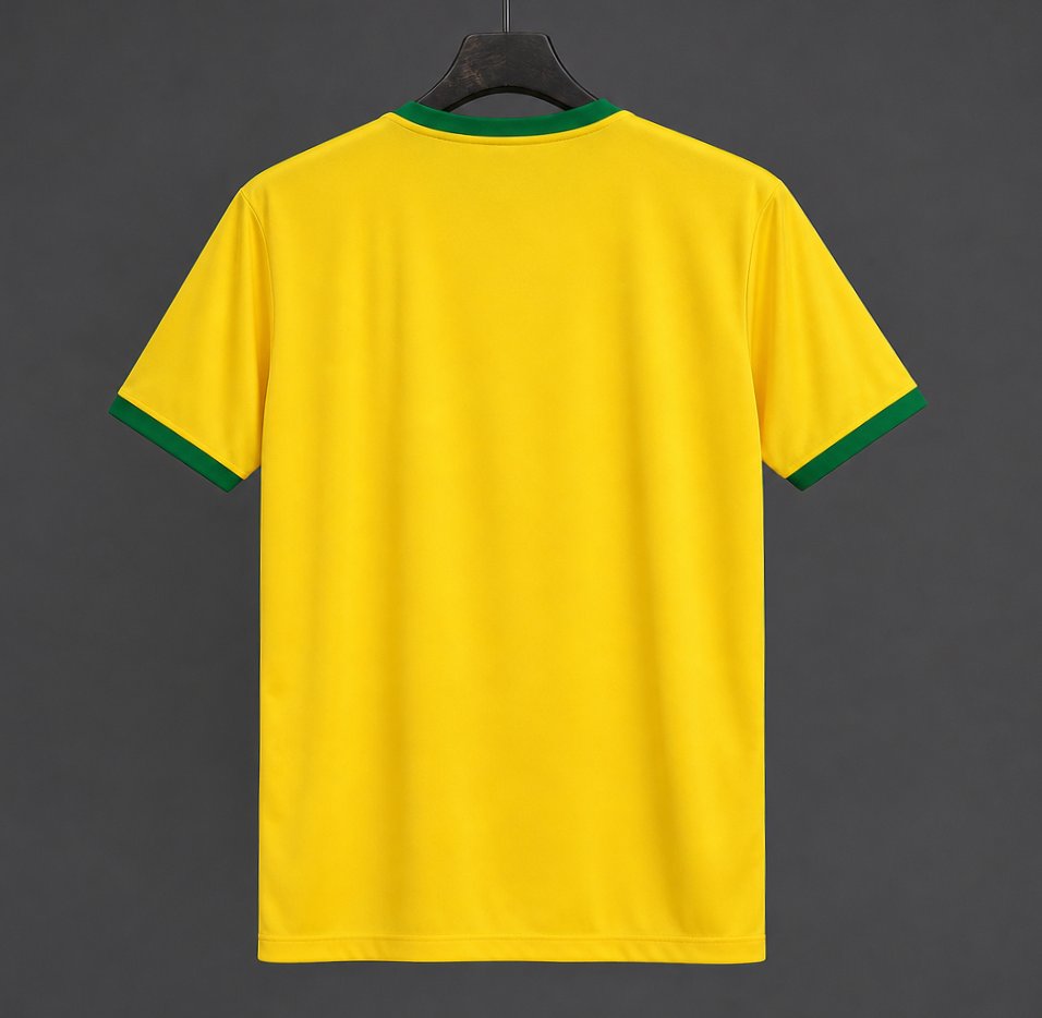Retro 2014 Brazil Home Jersey
