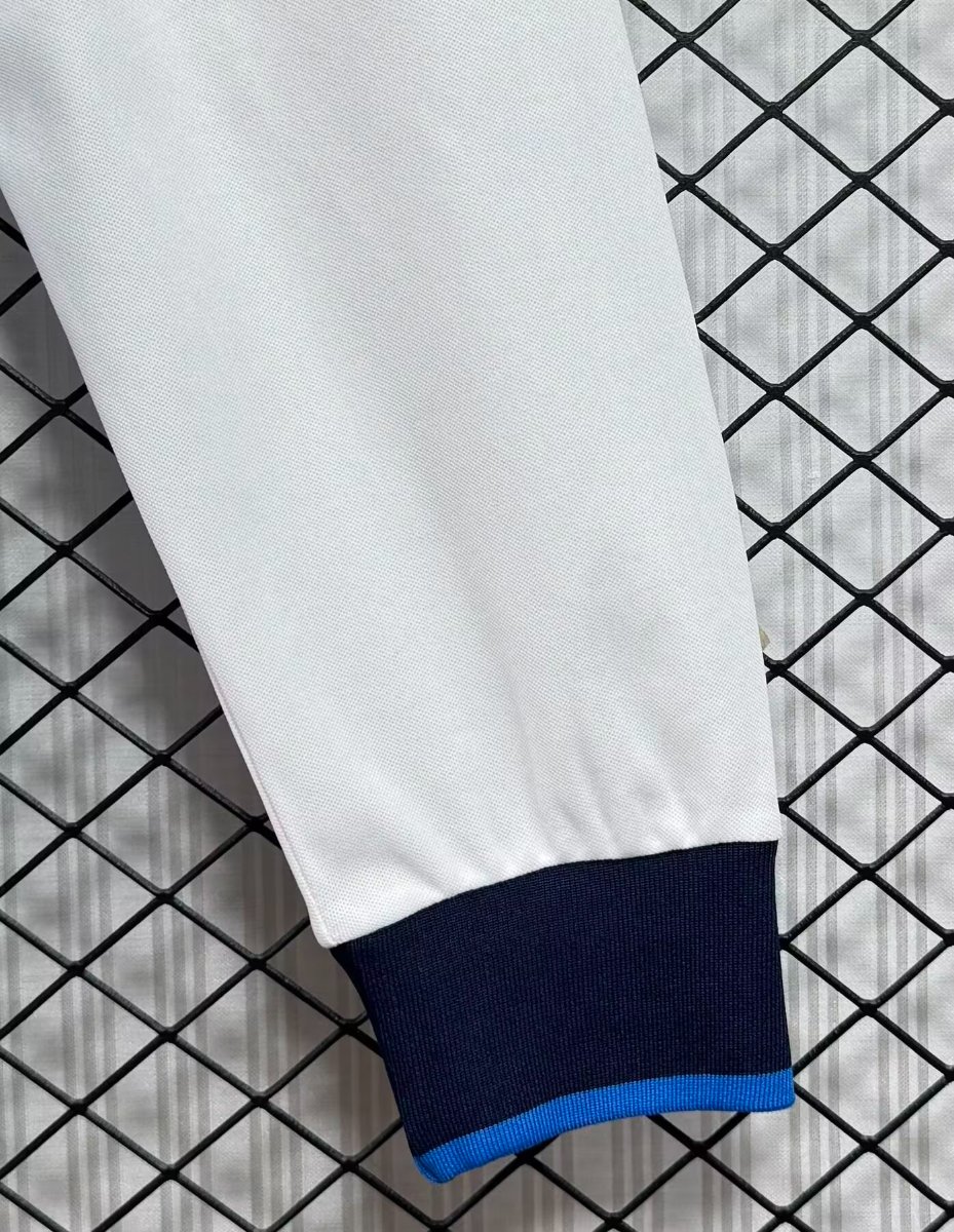Retro 97/98 Napoli Away White Long Sleeve Jersey