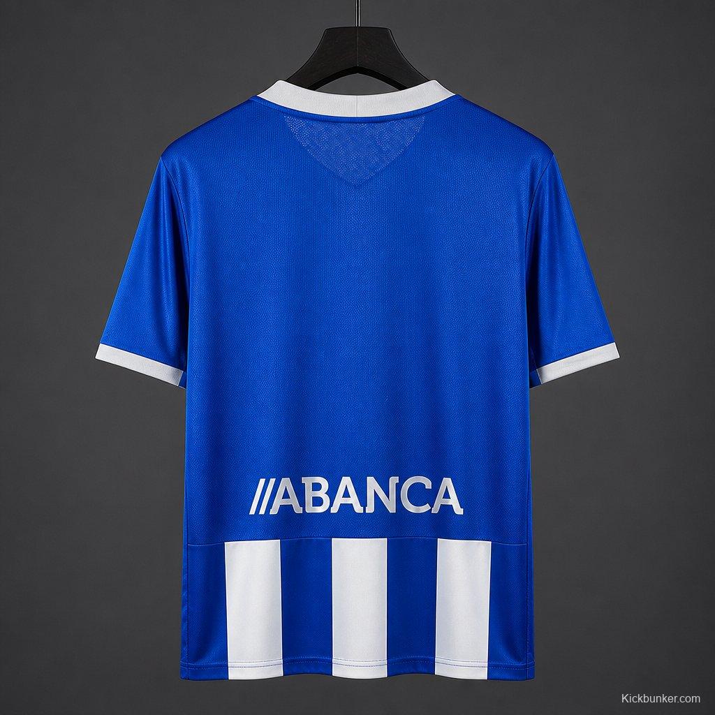 26/27 Deportivo La Coruna Home Jersey