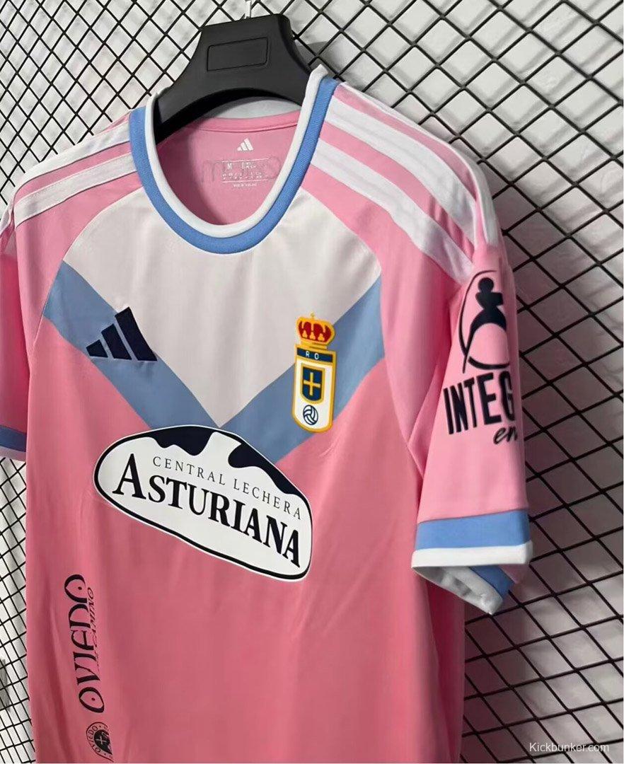 26/27 Real Oviedo Away Pink Jersey