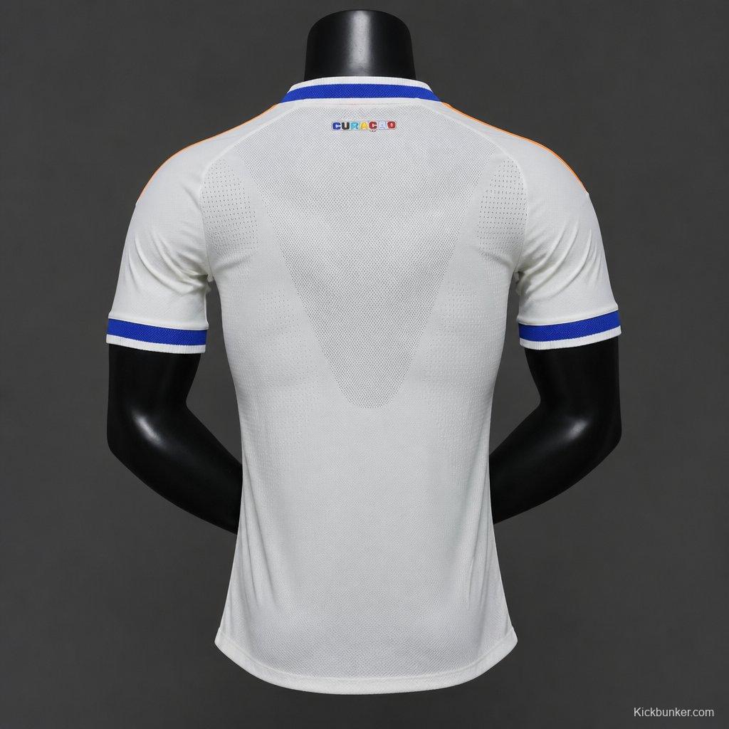 Player Version 2026  Curaçao World Cup Away White Jersey