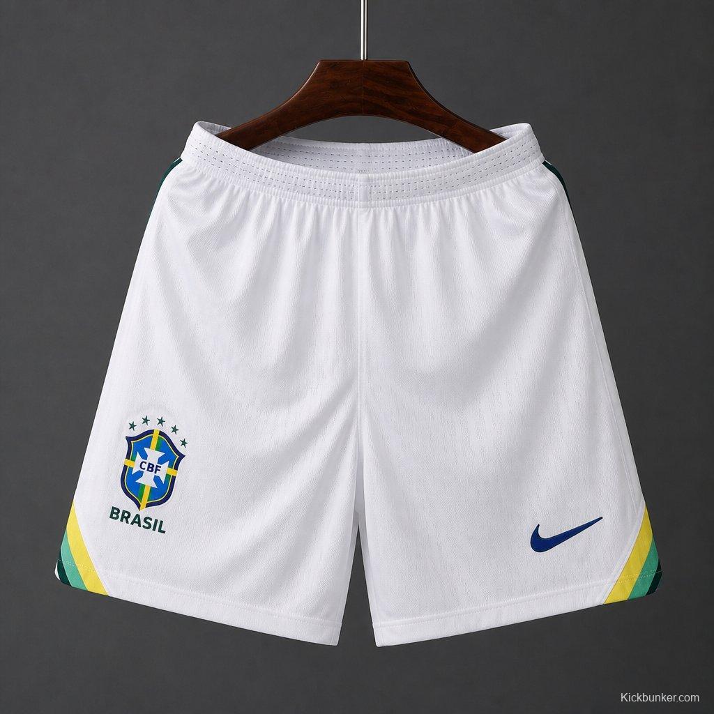 Player Version 26/27 Brazil Home White Shorts