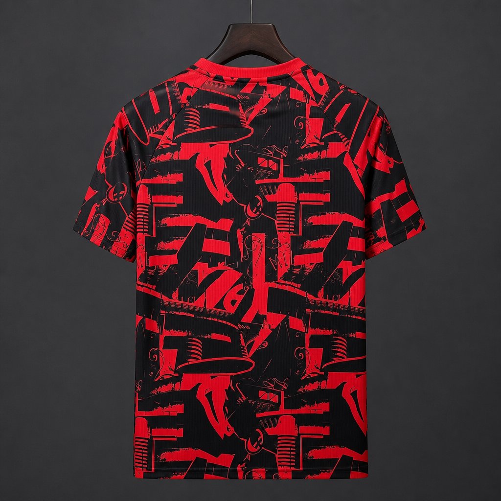 26/27 AC Milan Black/Red Pre-Match Jersey